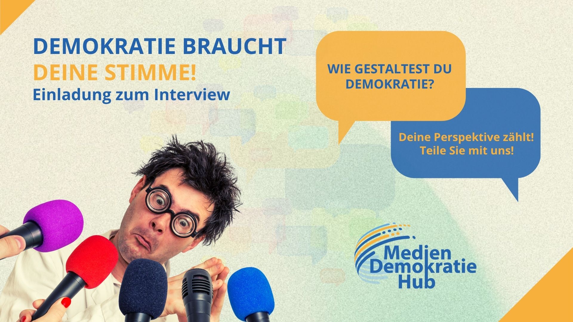 OPEN CALL für INTERVIEW – Lasst uns gemeinsam zeigen, wie stark und vielfältig bürgerschaftliches Engagement in Sachsen ist!