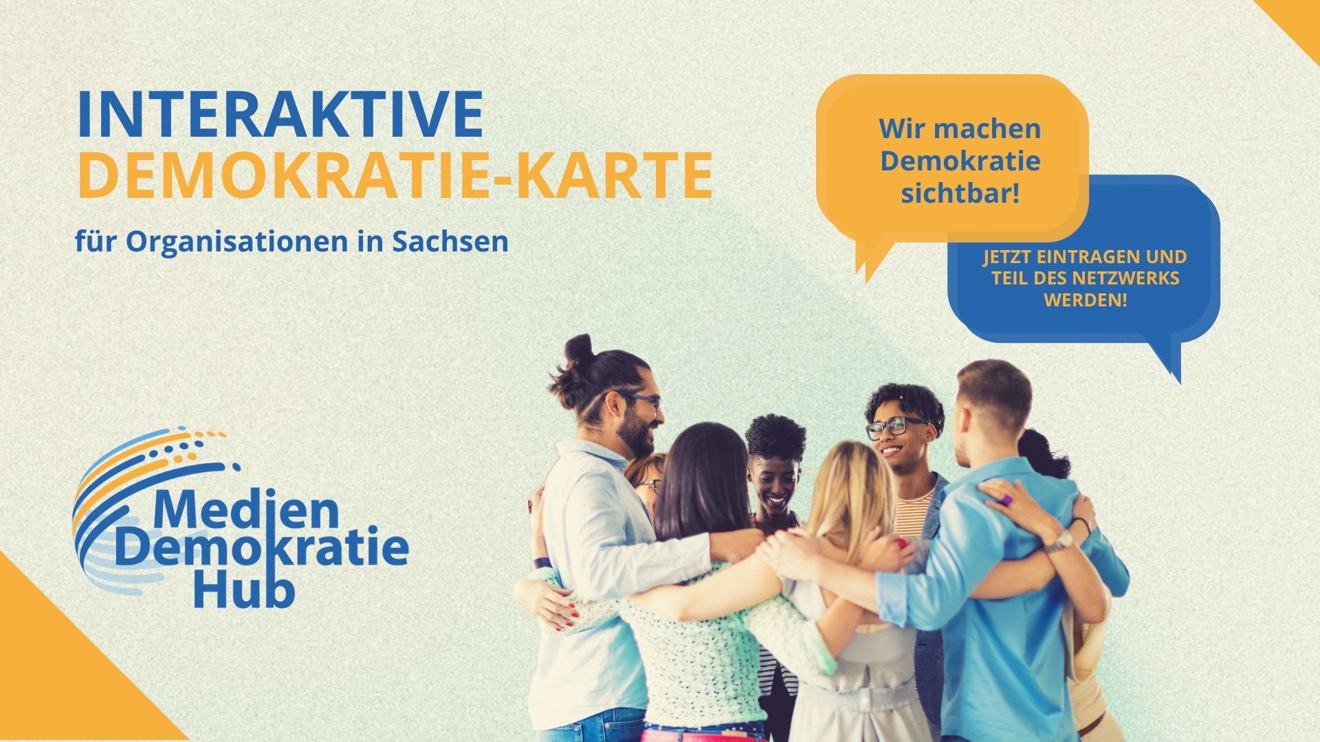 OPEN CALL für DEMOKRATIE MAP – Werdet jetzt Teil der interaktiven Karte für Sachsen!